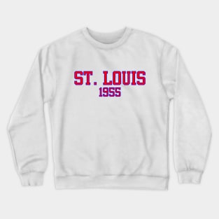 St. Louis 1955 (white variant) Crewneck Sweatshirt